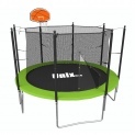 Батут с баскетбольным кольцом Simple Green (inside) Basketball 8ft