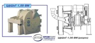 Центрифуга фильтрующая горизонтальная шнековая ЦфШнГ-1,00-ВМ (взамен ФГШ-1000)