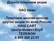 Покупаем акции ОАО Нива по всей России