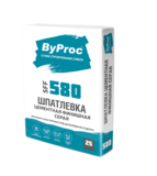 Шпатлевка цементная финишная серая ByProc SFF-580