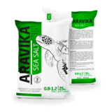 ARAVIKA® Sea Salt, соль пищевая морская, средняя (помол 1: 1,0 мм — 1,3 мм), 25 кг