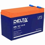 Аккумуляторная батарея Delta HRL 12-7.2 X  (12V/7.2Ah)