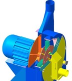 Вентилятор Дробилки зерна