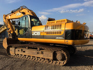 Аренда гусеничного экскаватора JCB JS 360.  Гидромолот. Ковш 2 куба.