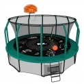 Батут с баскетбольным кольцом SUPREME GAME (green) 12 ft Basketball