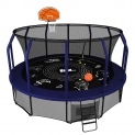 Батут с баскетбольным кольцом SUPREME GAME (blue) 14 ft Basketball